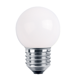 LED Deko MiniGlobe 1W, 827 E27 59lm, weiß