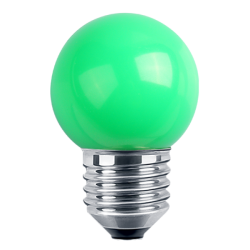 LED Deko MiniGlobe 1W, E27 50lm, grün