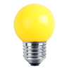 LED Deko MiniGlobe 1W, E27 65lm, gelb