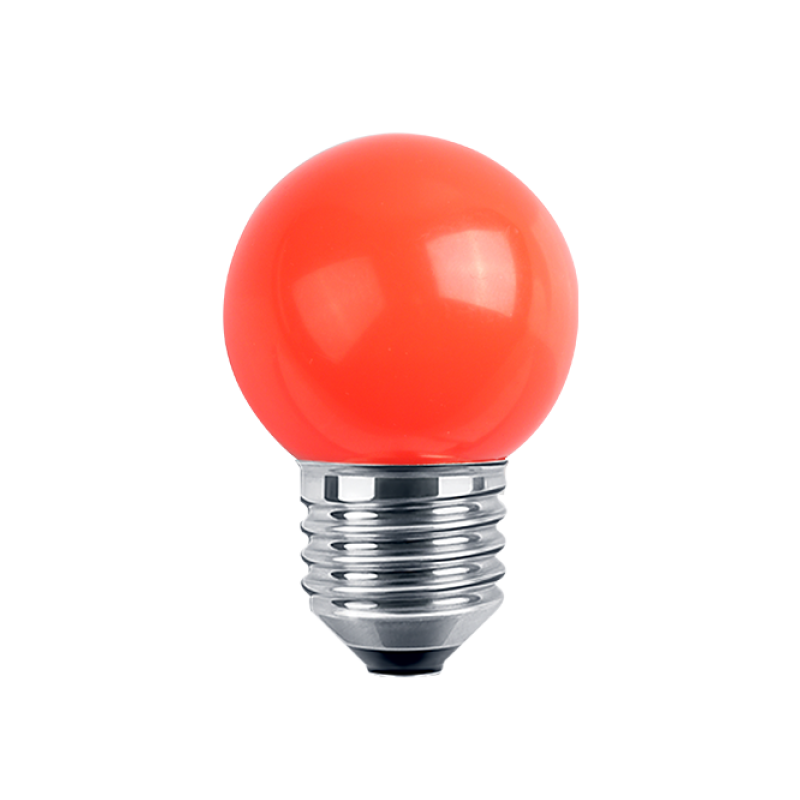 LED Deko MiniGlobe 1W, E27 20lm,  rot