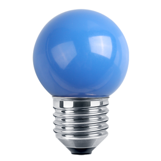 LED Deko MiniGlobe 1W, E27 10lm, blau