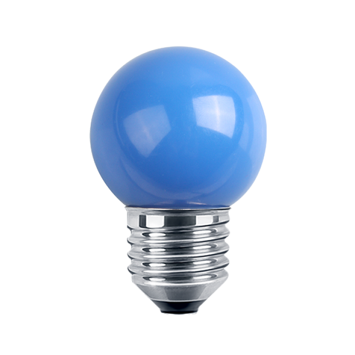 LED Deko MiniGlobe 1W, E27 10lm, blau