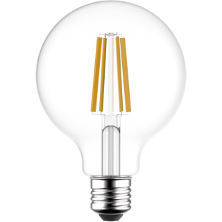 Blulaxa LED Filament Lampe Globeform G95, E27 3,8W 810lm, 2700 K warmweiß