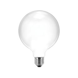 Blulaxa LED Filament Lampe Globeform G95, E27 8.5W 1055lm, 2700 K warmweiß, opal