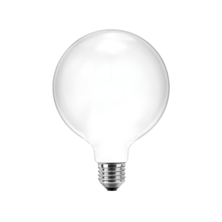 Blulaxa LED Filament Lampe Globeform G95, E27 8.5W 1055lm, 2700 K warmweiß, opal