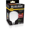 Blulaxa LED Filament Lampe Globeform G125, E27 10W 1055lm, 2700 K warmweiß, opal