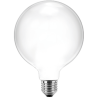 Blulaxa LED Filament Lampe Globeform G125, E27 10W 1055lm, 2700 K warmweiß, opal