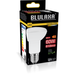 Blulaxa LED R63 Reflektorlampe, E27 8W 810lm, 120° Abstrahlwinkel, 2700 K warmweiß