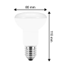 Blulaxa LED R80 Reflektorlampe, E27 11W 1055lm, 120° Abstrahlwinkel, 2700 K warmweiß