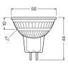 Ledvance LED MR16 20, 36° P 2.6W/927, LED-Reflektorlampen GU5.3 Stecksockel, 230lm, 2700 K, warmweiß, dimmbar