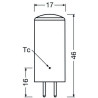 Ledvance LED GY6.35 PIN 40 P, 3.8W/827, LED-Reflektorlampen GY6.35 Stecksockel, 380lm, 2700 K, warmweiß, dimmbar