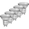 Ledvance LED PAR16 50, 36° P 3.7W/827, LED-Reflektorlampen GU10 Stecksockel, 350lm, 2700 K, warmweiß, 5er Pack