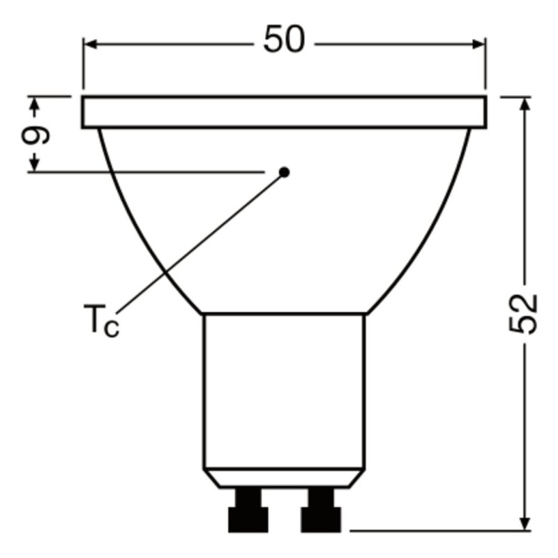 Ledvance LED PAR16 35, 36° P 2.4W/927, LED-Reflektorlampen GU10 Stecksockel, 230lm, 2700 K, warmweiß, dimmbar
