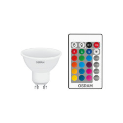 Osram LED Retrofit RGBW 25 120° 4.5W 2700K GU10 mit Fernbedienung