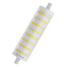 Ledvance LED LINE125 R7s P 15W/827, länge: 118mm, 2000lm, 2700K, zweiseitig gesockelt