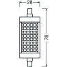 Ledvance LED LINE100 R7s P 12W/827, länge: 78mm, 1521lm, 2700K, zweiseitig gesockelt, Dimmbar