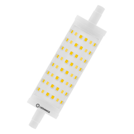 Ledvance LED LINE125 R7s P 15W/827, länge: 118mm, 2000lm, 2700K, zweiseitig gesockelt, Dimmbar