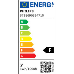 Philips Master LEDSpot MR16, 36°, 7W/827, LED-Reflektorlampen GU5.3 Stecksockel, 621lm, 2700 K, warmweiß
