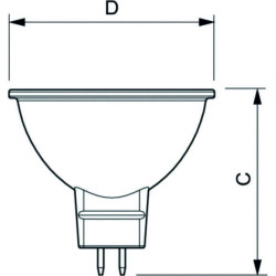 Philips Master LEDSpot MR16, 36°, 7W/840, LED-Reflektorlampen GU5.3 Stecksockel, 660lm, 4000 K, kaltweiß