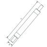 Philips CorePro LEDlinear ND R7s, 7.2W/830, 810lm, länge: 118mm, 3000K, warmweiß