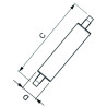 Philips CorePro LEDlinear ND R7s, 14W/830, 1600lm, länge: 118mm, 3000K, warmweiß, dimmbar