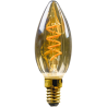 Blulaxa LED Filament Vintage Lampe Kerzenform E14, 2,5W, 125lm, 1800K superwarmweiß