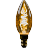 Blulaxa LED Filament Vintage Lampe Kerzenform E14, 2,5W, 125lm, 1800K superwarmweiß