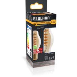 Blulaxa LED FlexFilament BTT E27, 4,8W, 380lm, 2200K superwarmweiß, Dimmbar