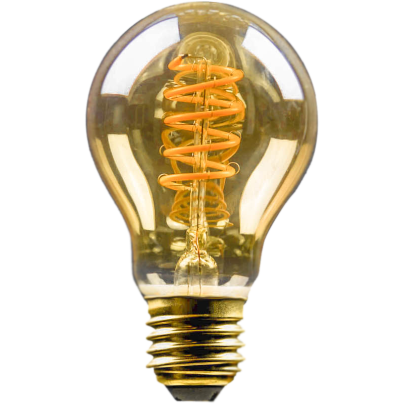 Blulaxa LED Filament Vintage Lampe Birnenform E27, 5W, 250lm, superwarmweiß