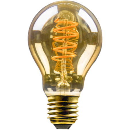 Blulaxa LED FlexFilament A60 E27, 4,8W, 380 lm, 2200K, superwarmweiß, Dimmbar