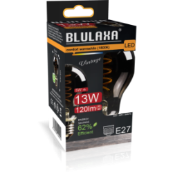 Blulaxa LED Filament Vintage Lampe Smoky Birnenform E27, 5W, 120lm, 1800K superwarmweiß