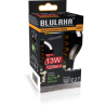 Blulaxa LED Filament Vintage Lampe Smoky Birnenform E27, 5W, 120lm, 1800K superwarmweiß