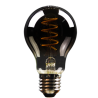 Blulaxa LED Filament Vintage Lampe Smoky Birnenform E27, 5W, 120lm, 1800K superwarmweiß