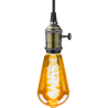 Blulaxa LED Filament Vintage Lampe Edison ST64 E27, 5W, 250lm, 1800K superwarmweiß