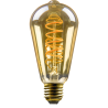 Blulaxa LED FlexFilament ST64 E27, 4,8W, 380 lm, 2200K superwarmweiß
