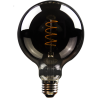 Blulaxa LED Filament Vintage Lampe Smoky Globeform G125 E27 5W 140lm superwarmweiß