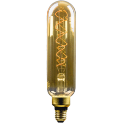 Blulaxa LED Filament Vintage Röhrenlampe E27, 5W, 250lm, 1800K superwarmweiß, XXL 275mm ø65mm