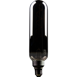 Blulaxa LED Filament Vintage Lampe Smoky Röhrenampe E27, 5W, 110lm, 1800K superwarmweiß, XXL L275mm ø65mm