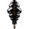 Blulaxa LED Filament Vintage Lampe Smoky Honigkorb E27, 8,5W, 200lm, 1800K superwarmweiß, XXL L395mm ø200mm