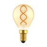 Blulaxa LED FlexFilament Vintage Lampe G45, E14, 2,5W, 125lm, 1800K superwarmweiß