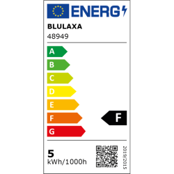 Blulaxa LED Lampe 5W/827, Kerzenform E14, 5W 470lm, 2700 K warmweiß, 2er Pack