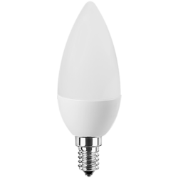 Blulaxa LED Lampe 5.5W/827, Kerzenform E14, 5.5W 470lm, 2700 K warmweiß, Dimmbar