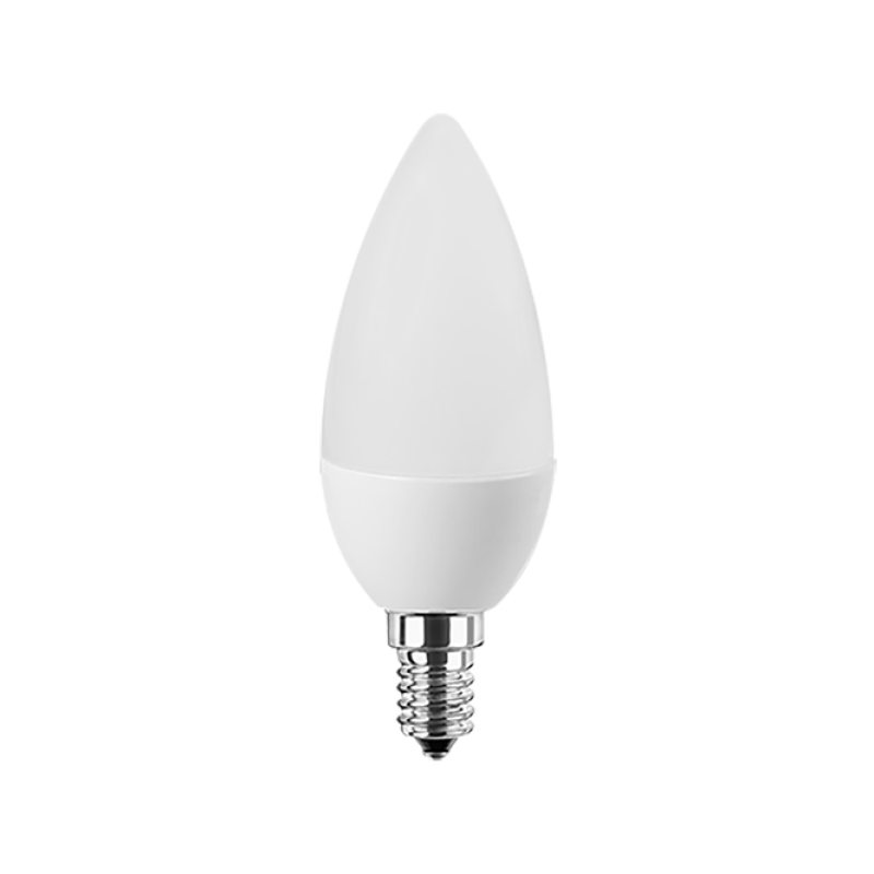 Blulaxa LED Lampe 5.5W/827, Kerzenform E14, 5.5W 470lm, 2700 K warmweiß, Dimmbar