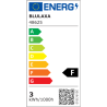 Blulaxa LED Filament Lampe 2.5W/827, Kerzenform E14, 2.5W 250lm, 2700 K warmweiß, opal