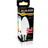 Blulaxa LED Filament Lampe 2.5W/827, Kerzenform E14, 2.5W 250lm, 2700 K warmweiß, opal