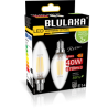 Blulaxa LED Filament Lampe 4.5W/827, Kerzenform E14, 4.5W 470lm, 2700 K warmweiß, 2er Pack