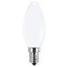 Blulaxa LED Filament Lampe 4.5W/827, Kerzenform E14, 4.5W 470lm, 2700 K warmweiß, opal