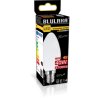 Blulaxa LED Filament Lampe 4.5W/827, Kerzenform E14, 4.5W 470lm, 2700 K warmweiß, opal