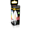 Blulaxa LED Filament Lampe 5W/827, Kerzenform E14, 5W 470lm, 2700 K warmweiß, Dimmbar