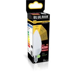 Blulaxa LED SMD Lampe Kerzenform E14, 4,9W, 470lm warmweiß Switch, Dimmbar
